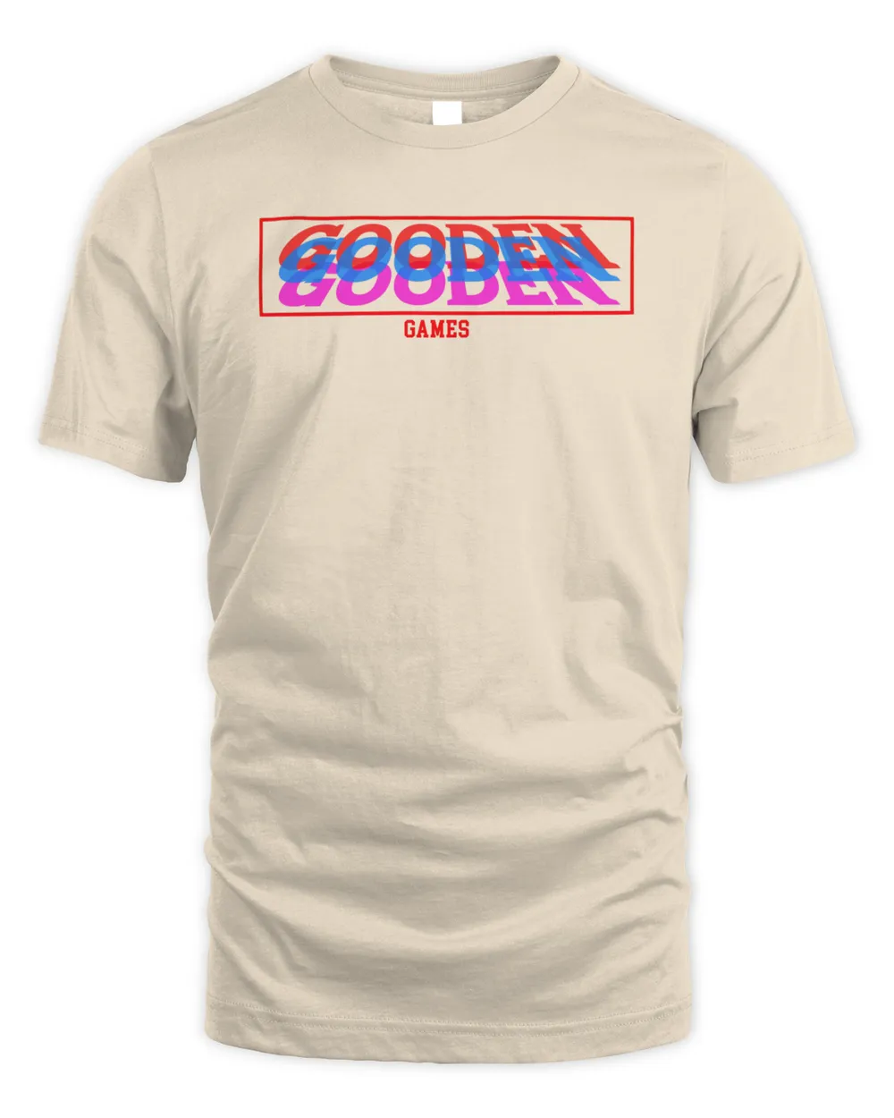 Drew Gooden Merch Gooden Games Natural T-Shirt Unisex Standard T-Shirt sand s