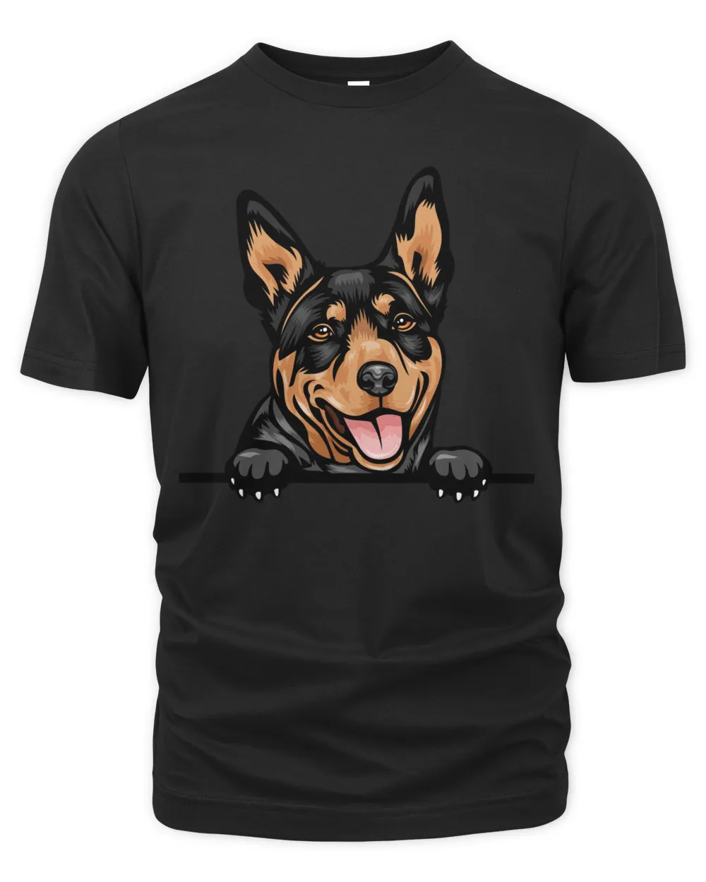Animal Dog Australian Kelpie Men's Premium Tshirt black s
