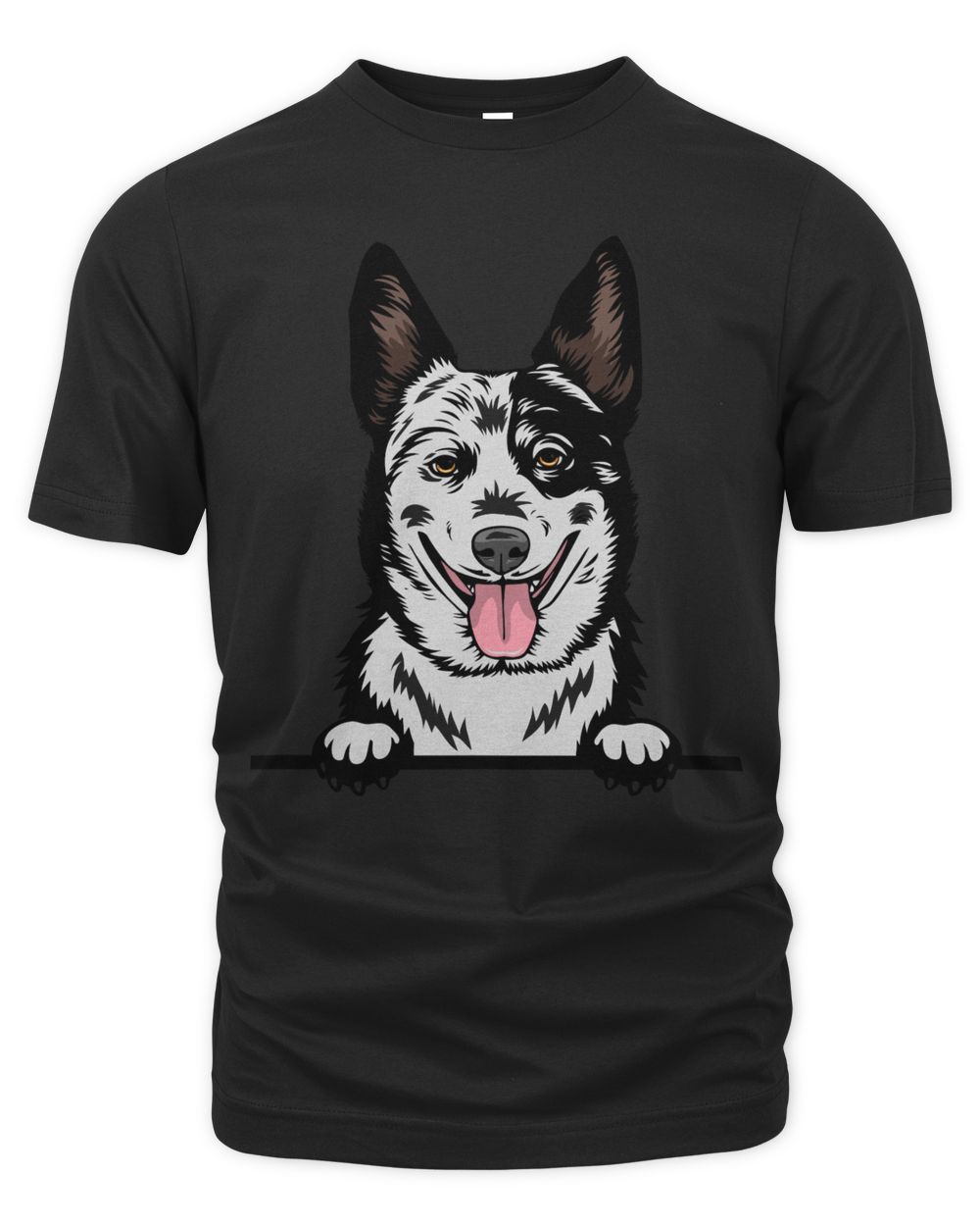 Animal Dog Australian Cattle Men's Premium Tshirt black s