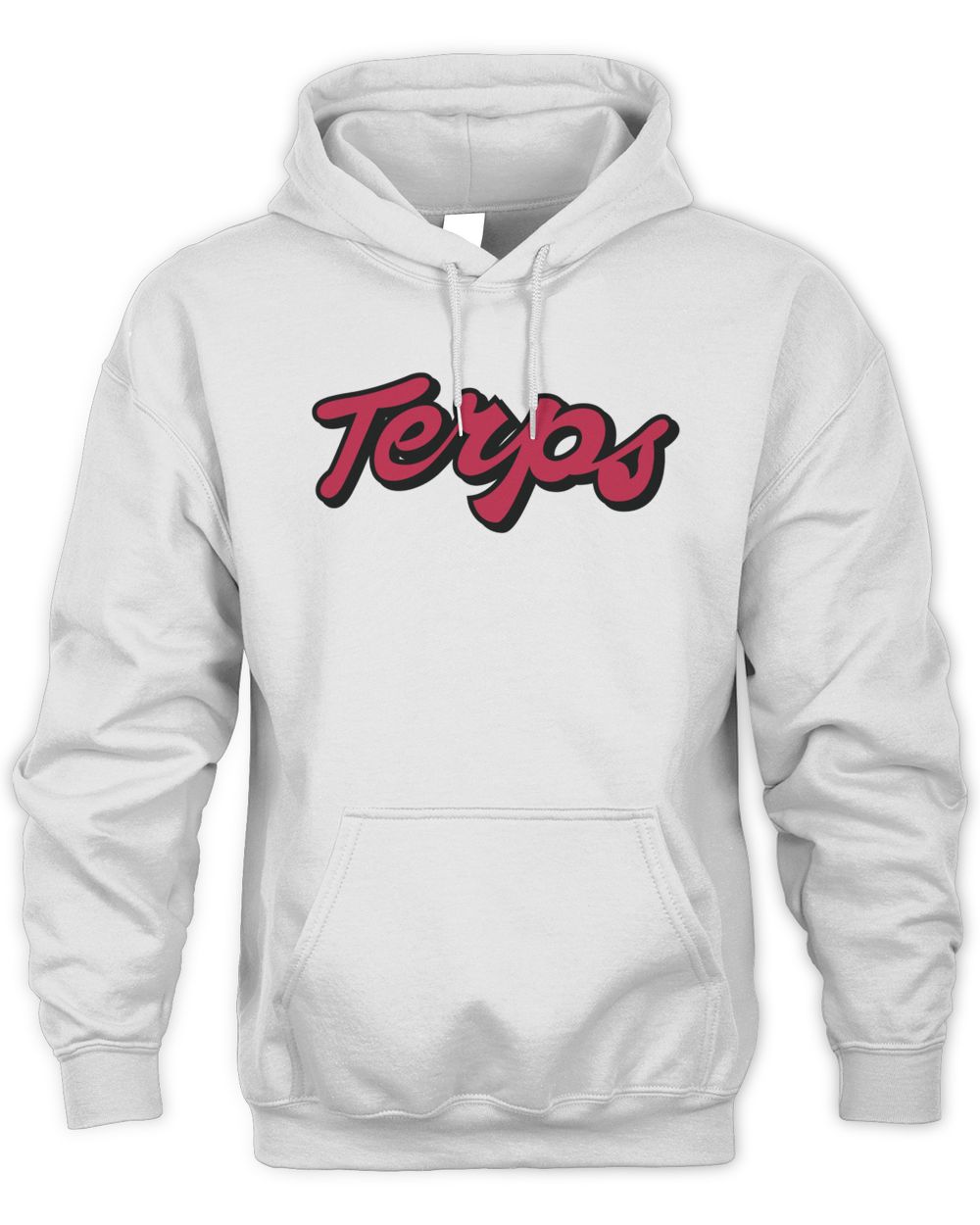 Maryland Terrapins Terps Script Hoodie Unisex Hoodie white s