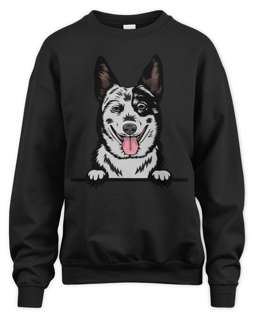 Animal Dog Australian Cattle Unisex Sweatshirt black s