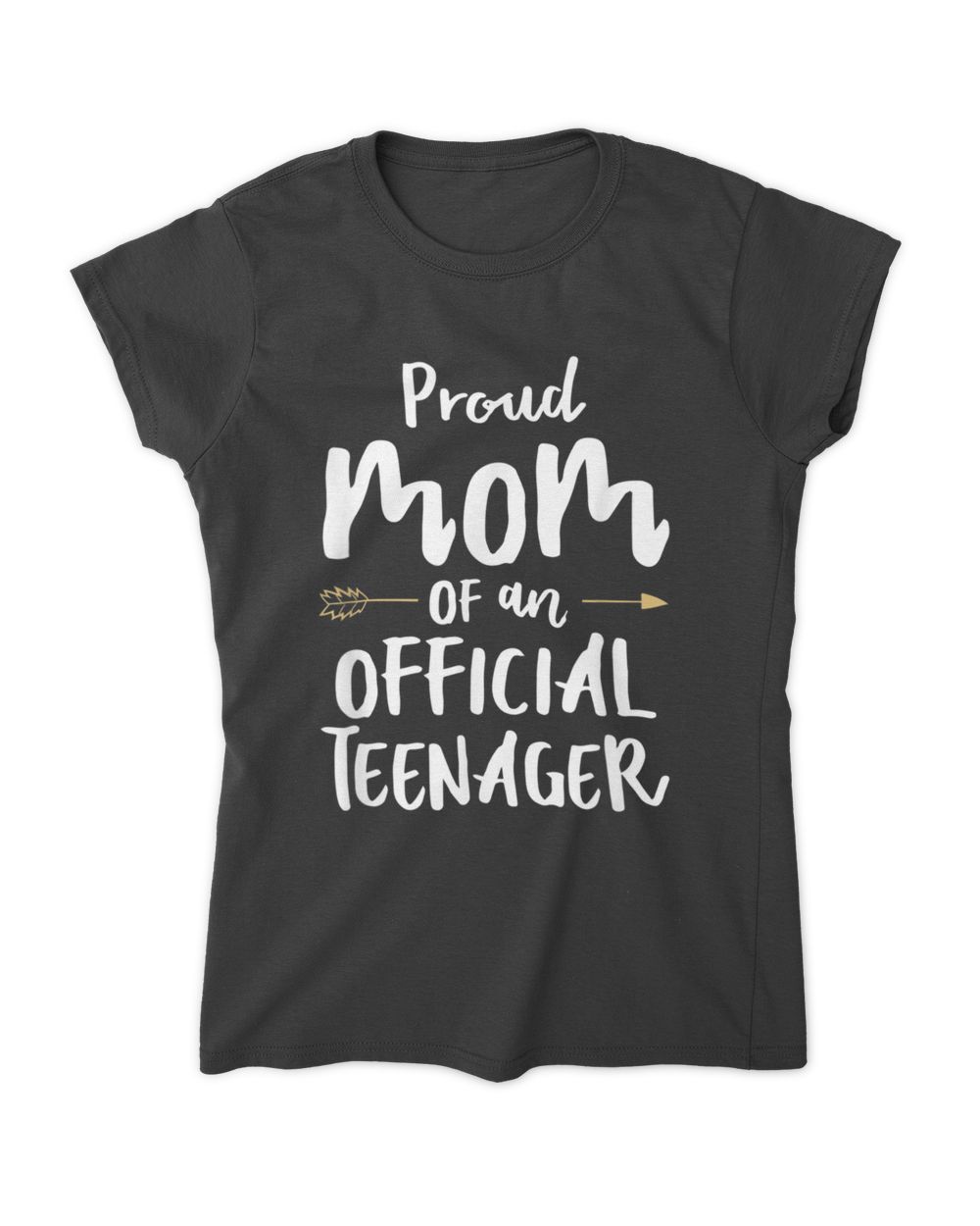 Official teenager mom shirt 13th Birthday party mom's outfit T-Shirt Women's Standard T-Shirt black s