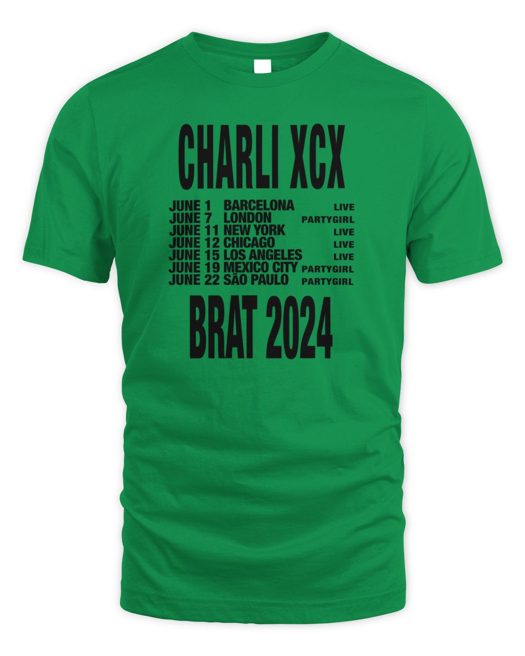 Charli Xcx Merch Brat 2024 Shirt