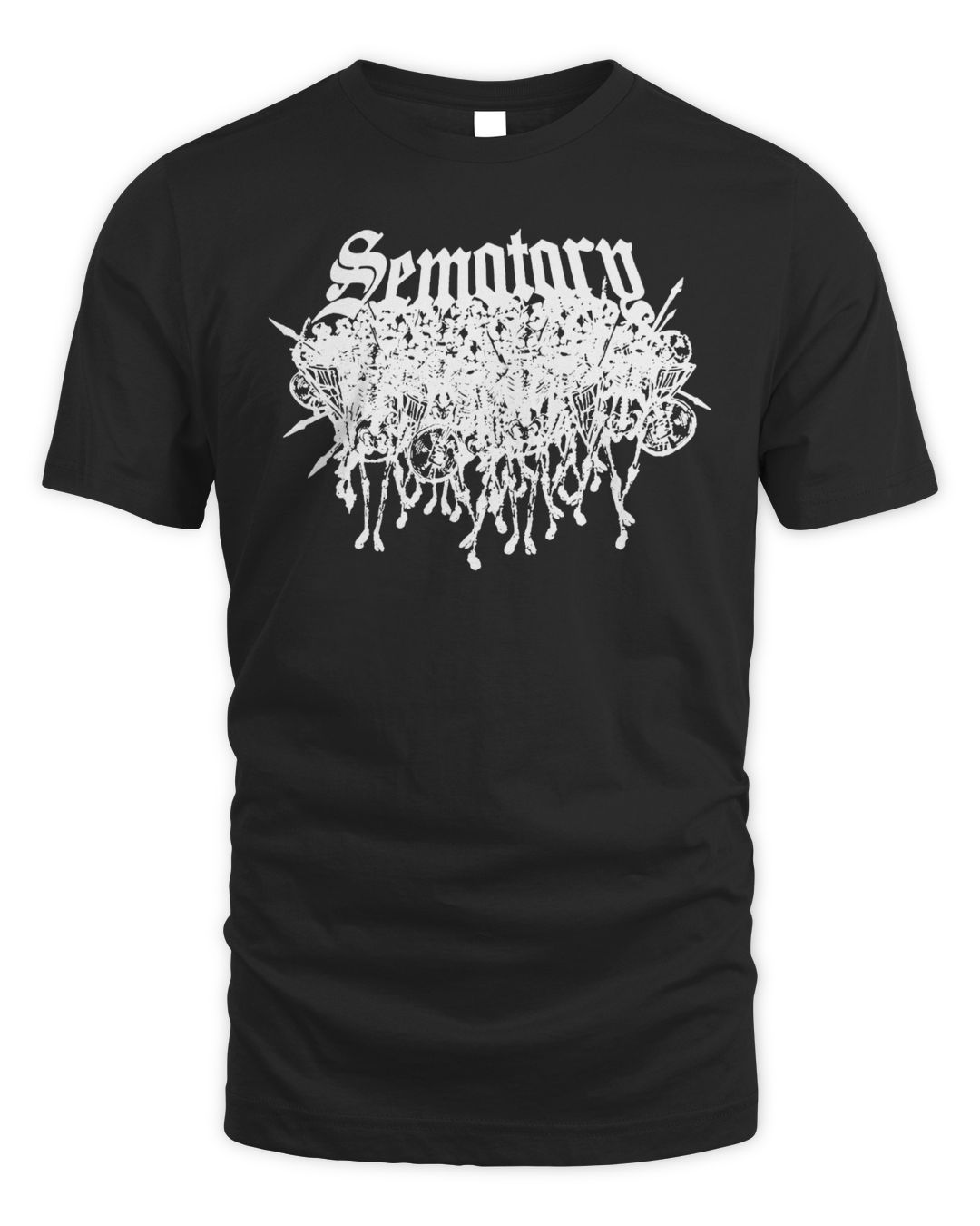 Haunted Mound Merch Store Sematary Black Skellingtons T-Shirt
