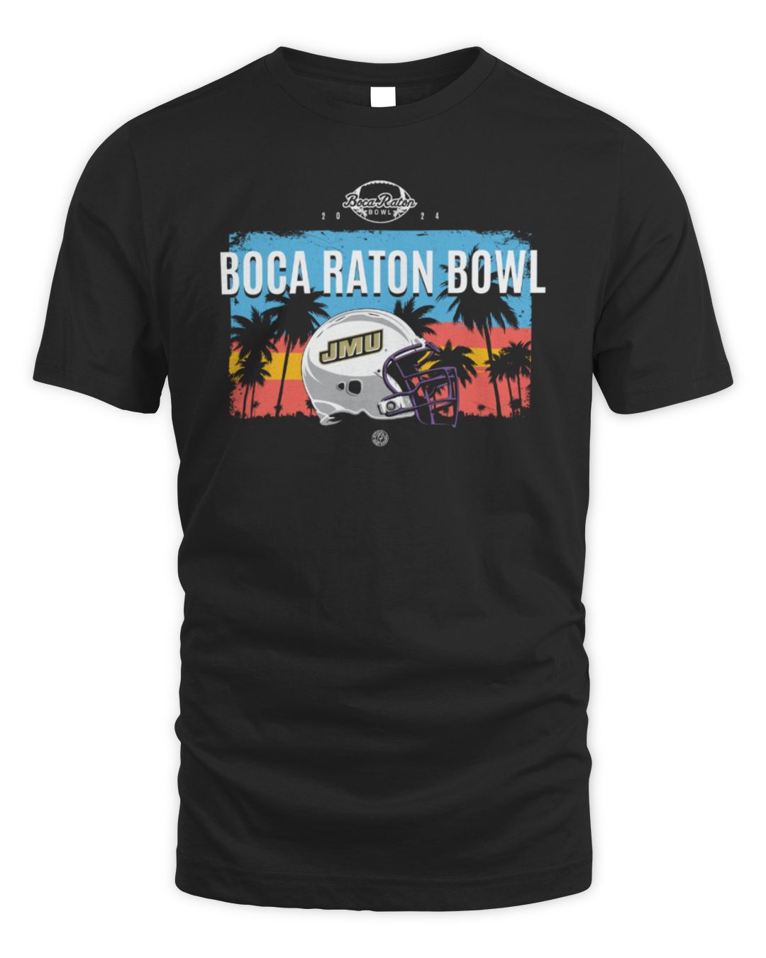 Boca Raton Bowl Merch Boca Raton Bowl 2024 Jmu Football Shirt
