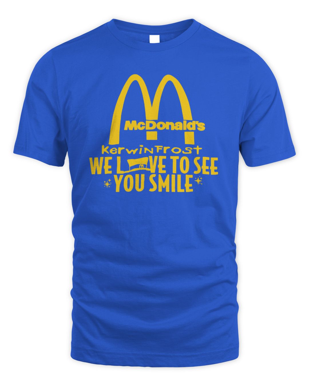 Kerwin Frost x McDonald's Merch We Love to See You Smile Tee Shirt