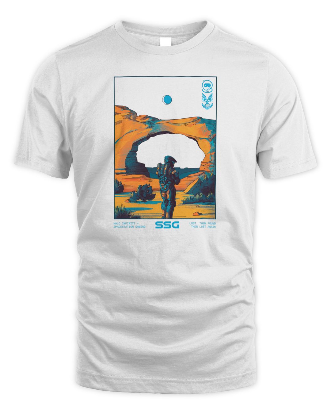Spacestation Gaming Merch SPACESTATION X HALO ARCH TEE