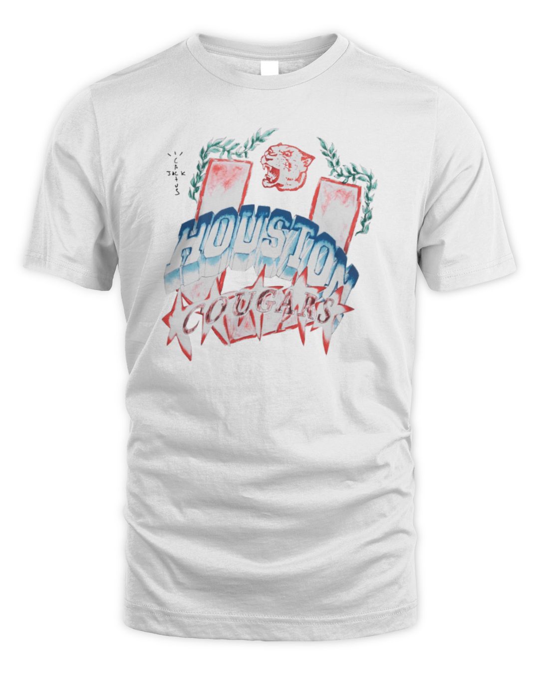 Travis Scott College Merch Cactus Jack Houston Cougars Merch Hoodie