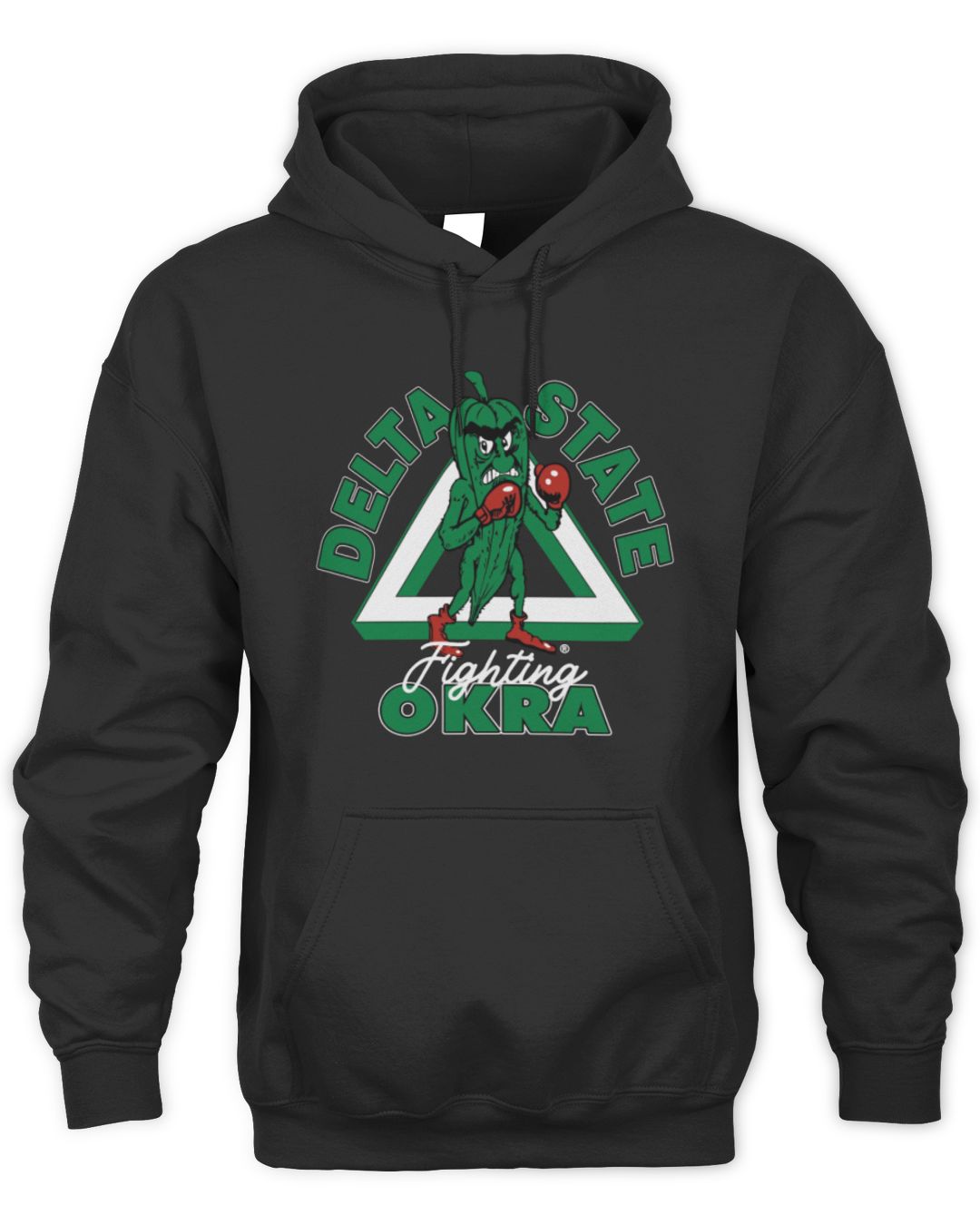 Delta State Statesmen Mascot Fighting Okra Hoodie