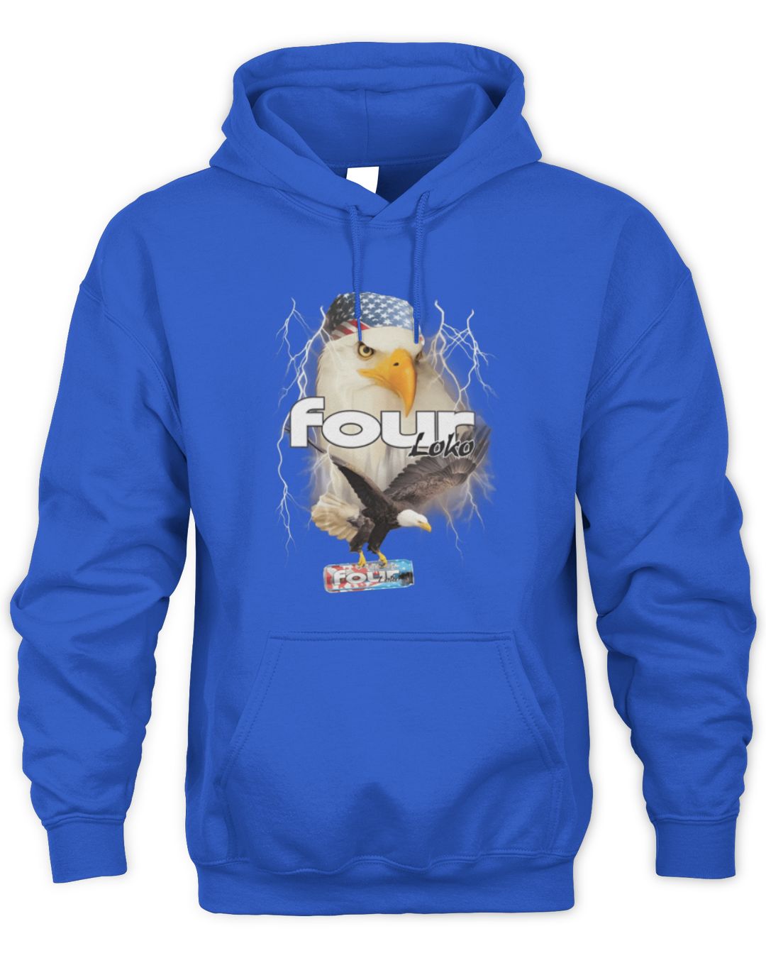 Four Loko Merch Freedom Eagle Hoodie