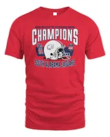South Alabama Jaguars Is4S Salute To Veterans Bowl Champions 2024 T-Shirt Unisex Standard T-Shirt red s